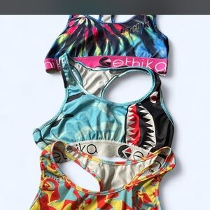 3 Ethika Sports Bra Trio
